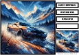 Birthday Male Car Offroad Quick Card 8