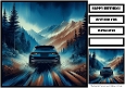 Birthday Male Car Offroad Quick Card 16
