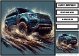 Birthday Male Car Offroad Quick Card 30