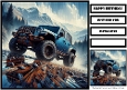 Birthday Male Car Offroad Quick Card 31