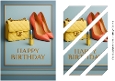 Chic Birthday Wishes Oblique Panels 1