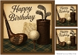 Golfing Birthday Wishes Quick Card 2