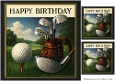 Golfing Birthday Wishes Quick Card 3