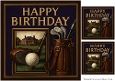 Golfing Birthday Wishes Quick Card 4