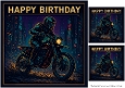 Dirt Bike Birthday Quick Card 5