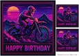 Dirt Bike Birthday Quick Card 7