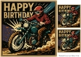 Dirt Bike Birthday Quick Card 10
