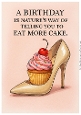 Funny Female Birthday Card A4 2
