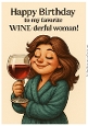 Funny Female Birthday A4 8