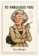 Funny Female Birthday A4 26