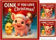 DD FUNNY CHRISTMAS FARM ANIMALS 1