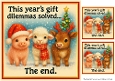DD FUNNY CHRISTMAS FARM ANIMALS 4