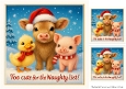 DD FUNNY CHRISTMAS FARM ANIMALS 5