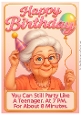 DD FUNNY FEMALE BIRTHDAY A4 2