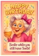 DD FUNNY FEMALE BIRTHDAY A4 3