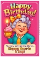 DD FUNNY FEMALE BIRTHDAY A4 5