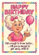 DD FUNNY FEMALE BIRTHDAY A4 17