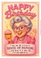 DD FUNNY FEMALE BIRTHDAY A4 19