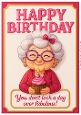 DD FUNNY FEMALE BIRTHDAY A4 24