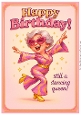 DD FUNNY FEMALE BIRTHDAY A4 30