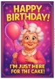 DD FUNNY FEMALE BIRTHDAY A4 31