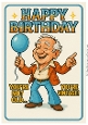 DD FUNNY MALE BIRTHDAY A4 6