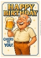DD FUNNY MALE BIRTHDAY A4 14