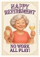 DD FUNNY FEMALE RETIREMENT A4 5