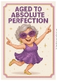 DD DISCO FUNNY FEMALE BIRTHDAY A4 9