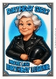 DD FUNNY FEMALE BIRTHDAY A4 102