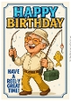 DD FUNNY MALE BIRTHDAY A4 20