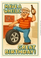 DD FUNNY MALE BIRTHDAY A4 24