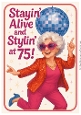 DD DISCO FUNNY FEMALE BIRTHDAY A4 17