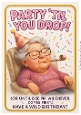 DD FUNNY SENIOR FEMALE BIRTHDAY A4 2