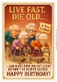 DD FUNNY SENIOR FEMALE BIRTHDAY A4 5