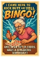DD FUNNY SENIOR FEMALE BIRTHDAY A4 8