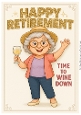 DD FUNNY FEMALE RETIREMENT A4 20