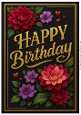 DD – FLORAL BIRTHDAY A4 9