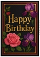 DD – FLORAL BIRTHDAY A4 12