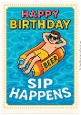 DD FUNNY MALE BIRTHDAY A4 31