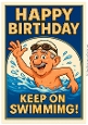 DD FUNNY MALE BIRTHDAY A4 34
