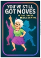 DD DISCO FUNNY FEMALE BIRTHDAY A4 30