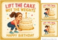 DD FUNNY FEMALE BIRTHDAY QUICK CARD 8