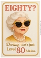 DD FUNNY FEMALE BIRTHDAY 80TH A4 2