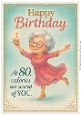 DD FUNNY FEMALE BIRTHDAY 80TH A4 3