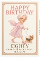 DD FUNNY FEMALE BIRTHDAY 80TH A4 7