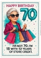 DD FUNNY FEMALE BIRTHDAY 70TH A4 3