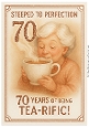 DD FUNNY FEMALE BIRTHDAY 70TH A4 8