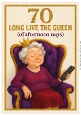 DD FUNNY FEMALE BIRTHDAY 70TH A4 9