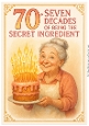 DD FUNNY FEMALE BIRTHDAY 70TH A4 10